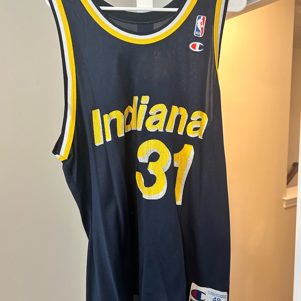 Vintage Reggie Miller Champion Jersey